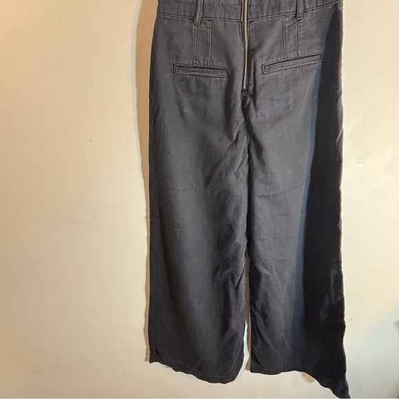 PILCRO Sz 8 The Skipper Jumpsuit Washed Out Smocked Back Wide Leg Strapless NWOT - Picture 10 of 13